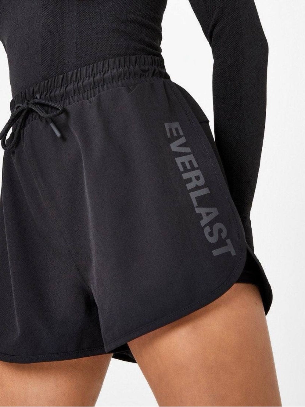 Everlast Women's Black Performance Drawstring Shorts